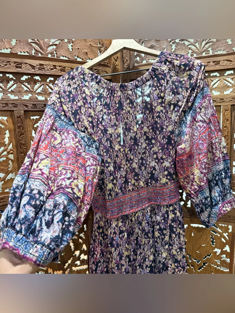 Free People Golden Hour Border Maxi Dress